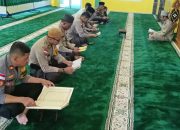 Makmurkan Mesjid Selama Ramadhan, Polres Bintan Rutin Laksanakan Ibadah Ramadhan