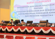 Penyampaian Ranperda Tentang Fasilitasi Pencegahan, Pemberantasan Penyalahgunaan, Peredaran Gelap Narkotika, Prekursor Narkotika.