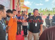 Konferensi Pers Pembawa Sabu Seberat 979,29 Gram Bersih. Baca !