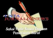 Hasan Tak Hadir Pada Panggilan Polisi. Alson: Kemungkinan Ada Panggilan Ke II