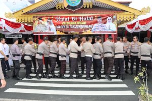 Keluarga Besar Polresta Tanjungpinang Halal Bi Halal Usai Hari Raya Idul Fitri 1445 H / 2024 M