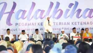 Menaker Minta Pegawai Tingkatkan Etos Kerja dan Pelayanan Terbaik