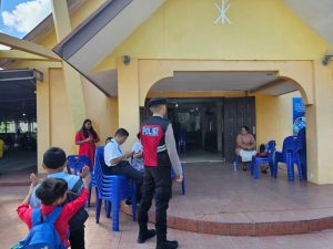 Polres Bintan Berikan Pengamanan di Gereja