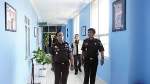 Inspektur III Pada Jam Was Kejagung RI Melaksanakan Inspeksi Umum Diseluruh Satker Kejaksaan Se-Wilayah Kepri