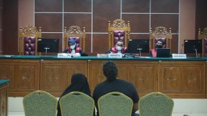 Sidang Agenda Pembacaan Tuntutan Perkara Tindak Pidana Lingkungan Hidup Kapal MT ARMAN 114 Berbendera Iran