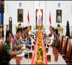 Presiden Jokowi Instruksikan Jajaran Terkait Penanganan Pengungsi Akibat Erupsi Gunung Ruang di Sulawesi Utara