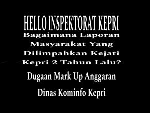 Masih Tanda Tanya Laporan Masyarakat Limpahan Kejati Ke Inspektorat, Tok Agus; Sudah Saatnya Dibuka Kepublik, Masyarakat Berhak Tahu