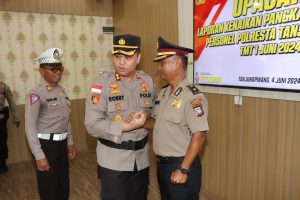 Kabag Logistik Polresta Tanjungpinang AKP Gembluk Suratman Naik Pangkat Jadi Kompol