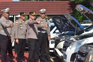 Polres Bintan Siap Amankan Pilkada Serentak, Kapolres Bintan Cek Kesiapan Sarpras yang Ada