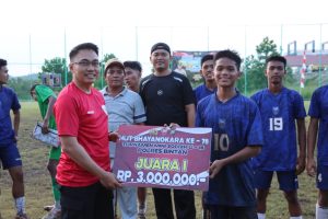 Sambut Hari Bhayangkara ke-78, Polres Bintan Gelar Turnamen Mini Soccer U-15, SMP 12 Bintan Utara Jadi Juara
