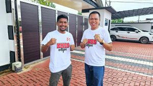 Jelang Tanding, Ketua BPW KKSS Kepri Lepas Atlet MMA Fadelullah