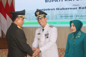 Irdam XII/Tpr Hadiri Pelantikan Penjabat Bupati Kayong Utara