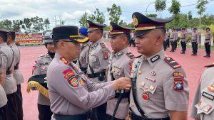 Sejumlah Pejabat Utama dan Kapolsek Jajaran Polres Bintan Pindah Tugas 