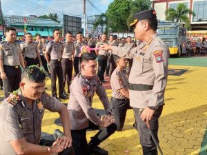 44 Personil Polresta Kenaikan Pangkat Setingkat Lebih Tinggi