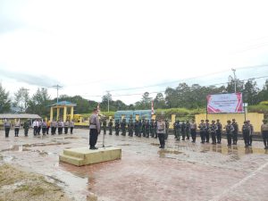 Apel Gabungan TNI-Polri di Deiyai Siapkan Kesiagaan Menjelang 1 Juli