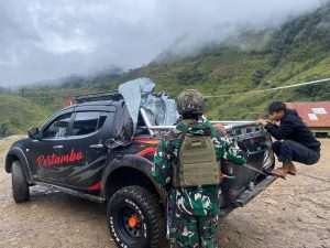 Pengamanan Wilayah Prajurit Habema Didukung Warga Digilimu