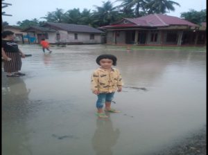 Banjir Kembali Landa Wilayah Simpang Tiga Lahomi, Nias Barat