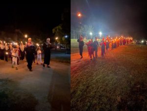 Camat Singkep Selatan Lepas Pawai Takbiran Idul Adha 1445 H di Desa Resang, Ajak Jaga Silaturahmi Bersama