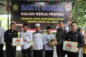 Kegiatan Bakti Sosial Kuliah Kerja Profesi Peserta Didik Sespimmen Polri Dikreg Ke-64 Tahun 2024
