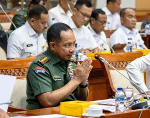 Rapat Kerja Komisi I DPR RI: Panglima TNI Hadiri Pembahasan Revisi RKA-K/L Kemhan