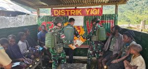 Satgas TNI Kostrad Tingkatkan Literasi Anak Papua di Kampung Yigi