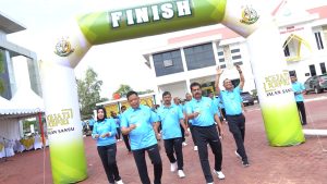 Meriahkan Hari Bhakti Adhyaksa ke-64, Kejati Kepri Gelar Gerak Jalan Santai dan Lomba Senam Kreasi