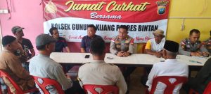 Polsek Gunung Kijang Serap Keluhan Warga Kawal dalam Jumat Curhat: Fokus pada Keamanan dan Infrastruktur