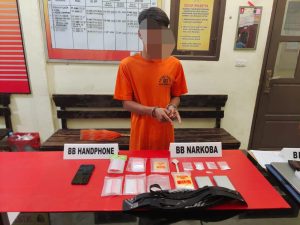 Polsek Rambah Hilir Ungkap Kasus Narkotika di Jalan Lintas Aur Betung