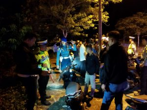 Patroli Gabungan Polres Bintan dan TNI Sukses Cegah Balapan Liar dan Premanisme di Malam Minggu
