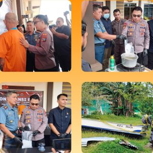 Polres Bintan Tangkap Pelaku Penyelundupan Sabu Asal Malaysia di Perairan Pulau Sakera