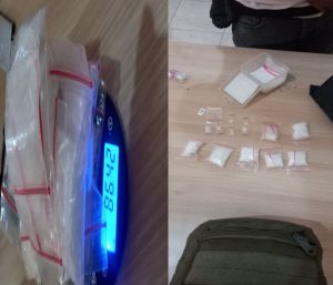 Babinsa dan Bhabinkamtibmas Tangkap Dua Bandar Sabu saat Patroli Karhutla di Pelalawan