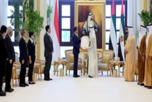Presiden Jokowi Terima Penghargaan Order of Zayed