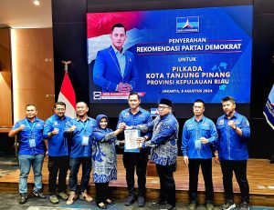 Demokrat Resmi Dukung Rahma-Rizha Hafiz sebagai Pasangan Calon Wali Kota dan Wakil Wali Kota Tanjungpinang