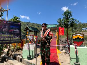 Berikan Kado Kemerdekaan di Perbatasan RI-RDTL, Satgas Yonkav 6/NK Resmikan Jembatan Naga Karimata (JENAKA)