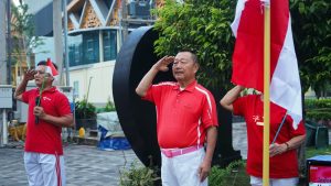 Bobby Jayanto Rayakan HUT RI ke-79 Bersama Grup Senam Ai Sin di Tanjungpinang