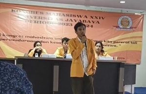 Presma Universitas Jayabaya Kevin Karunia : Bekerja Sama dan Sama-sama Bekerja Bangun Civitas Akademi 