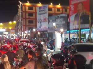 Gebyar Merah Putih Pilkada Damai, Jalan Merdeka Tanjungpinang Sempat Macet, Tapi Ditangani dengan Sigap oleh Petugas!