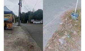Warga Terancam: Kabel Kecil Melintang di Depan Pangkas Hangtuah Km 12, Pemilik Diminta Segera Bertindak