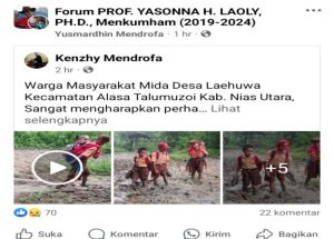 Warga Nias Utara Serukan Perhatian Pemerintah, Infrastruktur Jalan Tak Tersentuh Sejak Kemerdekaan