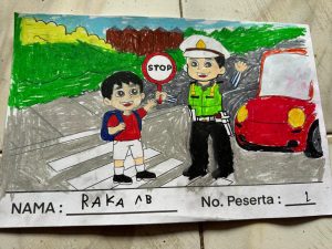 Sambut HUT Lalu Lintas ke-69, Satlantas Polres Bintan Gelar Lomba Mewarnai untuk Anak TK dan PAUD