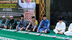Kapolres Bintan Hadiri Peringatan Maulid Nabi Muhammad SAW: Pererat Silaturahmi dan Sinergitas Antar Elemen Masyarakat