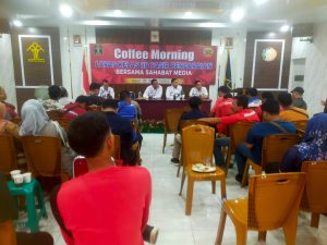 Silaturahmi dan Sinergi dengan Pers, Lapas Kelas IIB Pasir Pengaraian Gelar Coffee Morning