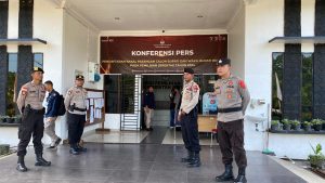 Memasuki Tahapan Penetapan Paslon, Polres Bintan Lakukan Pengamanan di Kantor KPUD Bintan