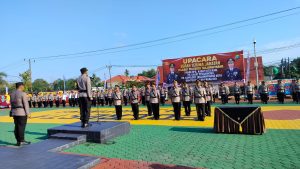 Kapolresta Tanjungpinang Pimpin Upacara Sertijab