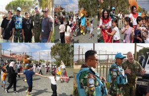 Hanoman dan Burung Garuda Bawa Keceriaan di Ganduriyah Public School, Lebanon Selatan