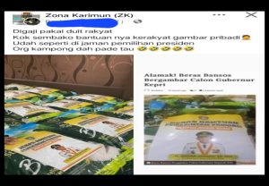 Viral Beras Bantuan Pemprov Kepri Berlogo Gubernur, Picu Dugaan Kampanye Terselubung Jelang Pilkada