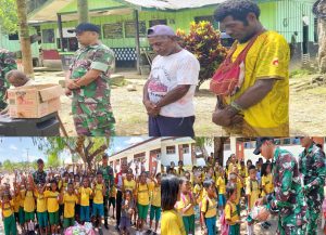 Satgas Yonkav 6/NK Berbagi Nutrisi untuk Anak-anak Perbatasan: Perhatian Lebih di Tengah Pengabdian