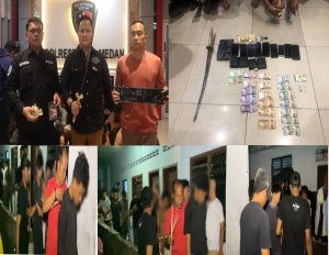 Polisi Gerebek Geng Motor Texas di Medan, 10 Anggota Ditangkap