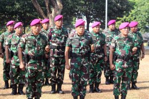 Komandan Brigif 2 Marinir Hadiri Pembukaan Pendidikan Perwira dan Bintara di Surabaya