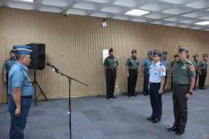 Kapusbintal TNI Terima Laporan Kenaikan Pangkat Perwira Pusbintal TNI